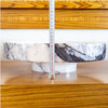 New York Marble Natural Stone Above Counter Sink Polished (D)15.5"  (H)4.5"