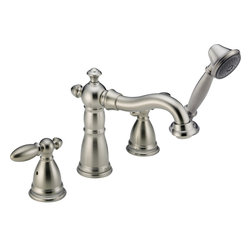 Delta Victorian&reg; Roman Tub With Hand Shower Trim - Tub And Shower Faucet Sets
