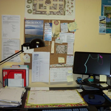 Office makeover, before and afters