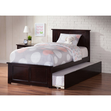 Madison Twin Extra Long Bed, Matching Footboard and Twin, Espresso