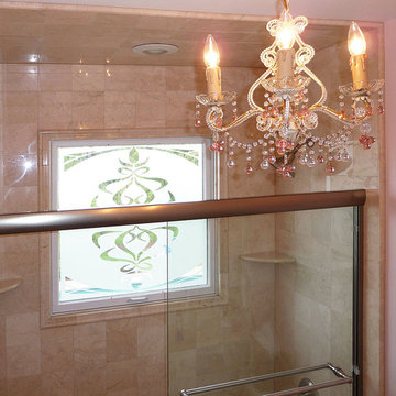 Art on Bathroom Window