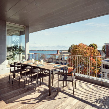 Balcony Entertaining - Modern Portland, ME Family Home