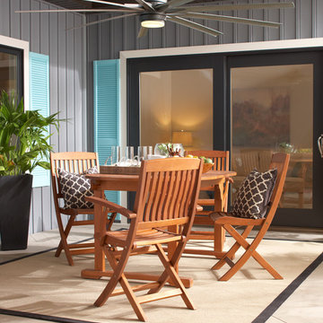 Fanimation Odyn 84" Outdoor Ceiling Fan with LED Light