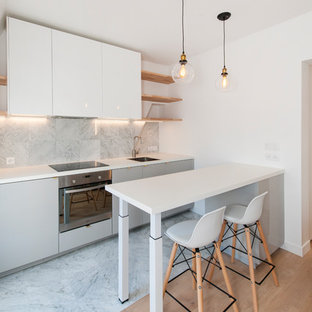 Foton Och Inspiration For Kok Med Marmorgolv