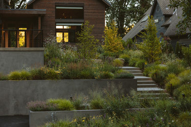 Design ideas for a contemporary landscaping in Portland.