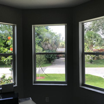 Zebra Illusion Shades - Wilton Manors, Florida