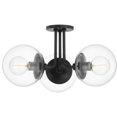 Meadow Semi Flush Old Bronze