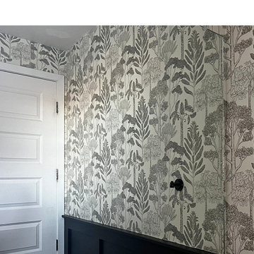 Board & Batten Guest Bathroom in Cracked Peppercorn