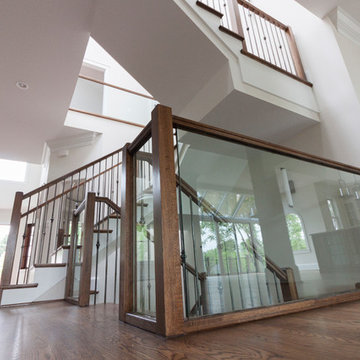 Project #44 | Contemporary Staircase with Skylit Stairwell