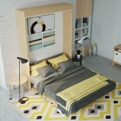 Bellezza T - Queen Wall Bed with Table - Murphy Beds