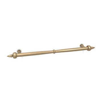 Pull 9" cc, Antique Traditional Bronze and Stainless Steel Bar Pull
