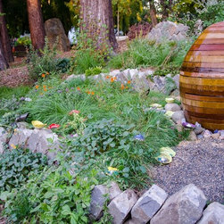 Seed Pod Fountains - Garden Statues And Yard Art