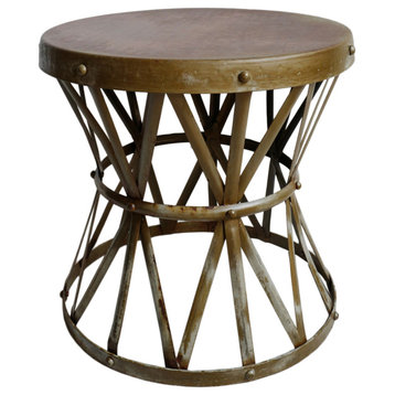 Outdoor Industrial Strap Table