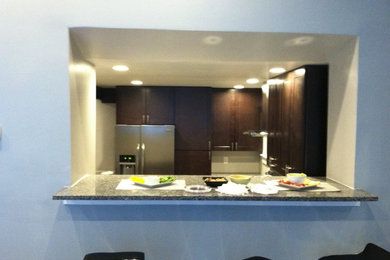 Inspiration for a contemporary kitchen remodel in Wilmington