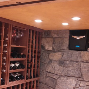 Mahogany Wine Cellar: WineRacks.com's Five Foot Combo 2