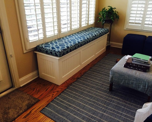 Freestanding Storage Bench Window Seat