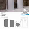 ADM Circular Freestanding Pedestal Sink, White, 18"