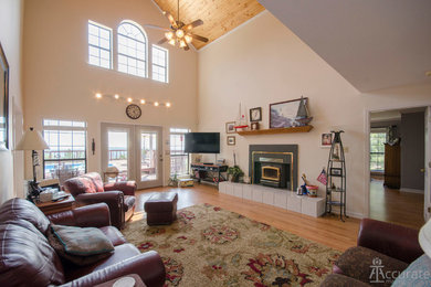 Living room - modern living room idea in Little Rock