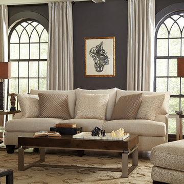 Living Room: Neutral and Eclectic with Brooke Sofa