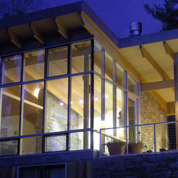 Guest House (right), Living Room (left)