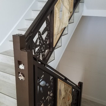 Custom Railing Designs for Luxury Beach Home