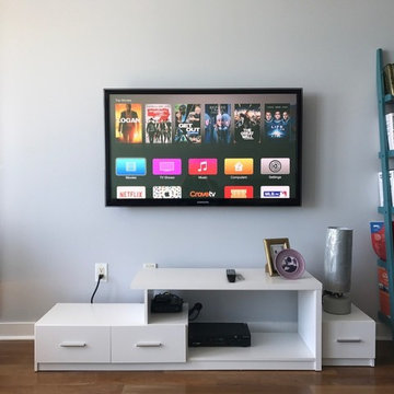 TV wall mounting