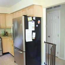 Used hallway for redone kitchen