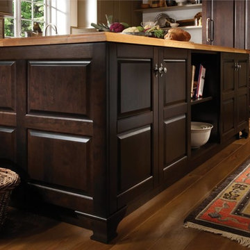 Rich Wood Kitchen Islands