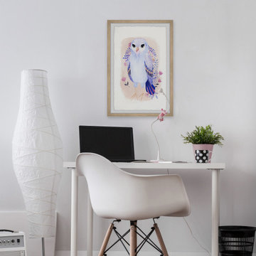 "Enchanting Forester III" Framed Painting Print