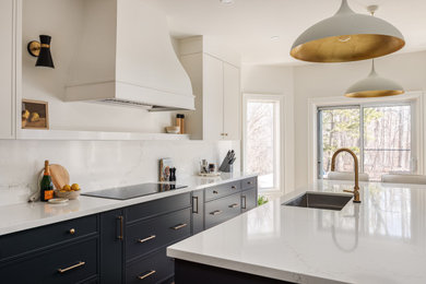 Transitional kitchen photo in Toronto