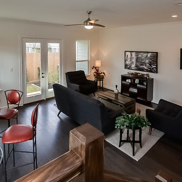 Wood floors and lots of space