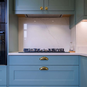 Blue Shaker Kitchen in Mickleover