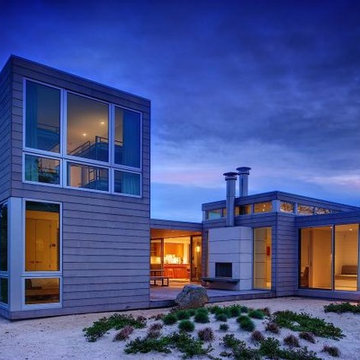 Bell Jar Pendants in Hamptons Home in Remodelista's, "The Architect is In"