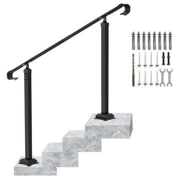 Vevor Stair or Walkway Handrail Wrought Iron, 4.59'