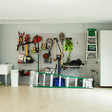 Villanova, PA: Interior of the Three Car Garage Storage System
