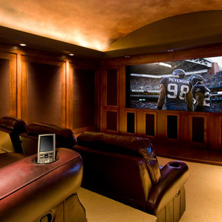 Traditional home cinema in Portland.