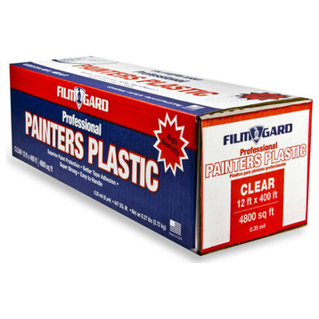Film-Gard® 626263 Professional Painter's Plastic Film, 9' x 400', Clear