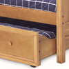 Casey II Wood Daybed With Ball Finials, Twin, Honey Maple