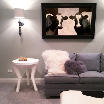 Glen Ellyn Traditional Mudroom & Basement