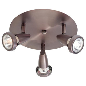 Mirage 3-Light Dimmable LED Cluster Spot, Bronze
