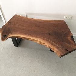 Live Edge Walnut Coffee Table - Furniture