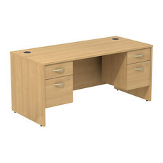 BBF Series C 66" Shell Desk with 2 3/4 Pedestals
