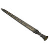 Chinese Black Mixed Material Sword Shape Fengshui Display Art Hws3317
