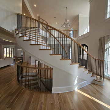 Project #116 | Elegant Curved Staircase