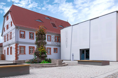 Textilfassade Rathaus Bergrheinfeld