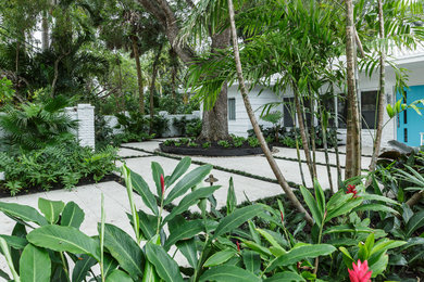 Inspiration for a 1960s home design remodel in Miami