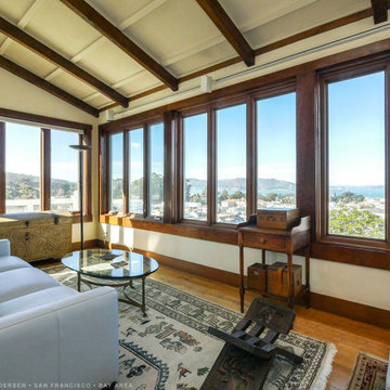New Wood Windows in Phenomenal Den - Renewal by Andersen Bay Area San Francisco