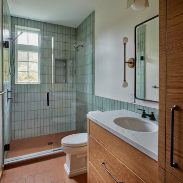 Modern Rustic San Gabriel Shower