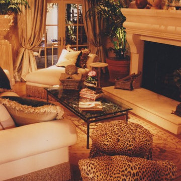 The favorite reading corner. Who doesn't love a large comfy chaise lounge?