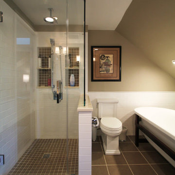 Hinged Door Glass Shower Enclosure